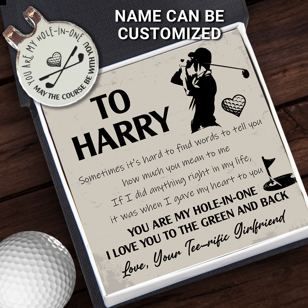 Personalized Golf Marker - Golf - To My Par-fect Boyfriend - How Much You Mean To Me - Gata12002