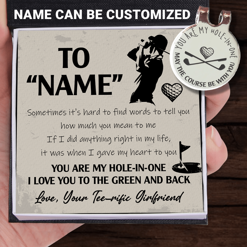 Personalized Golf Marker - Golf - To My Par-fect Boyfriend - How Much You Mean To Me - Gata12002
