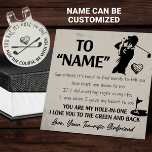 Personalized Golf Marker - Golf - To My Par-fect Boyfriend - How Much You Mean To Me - Gata12002