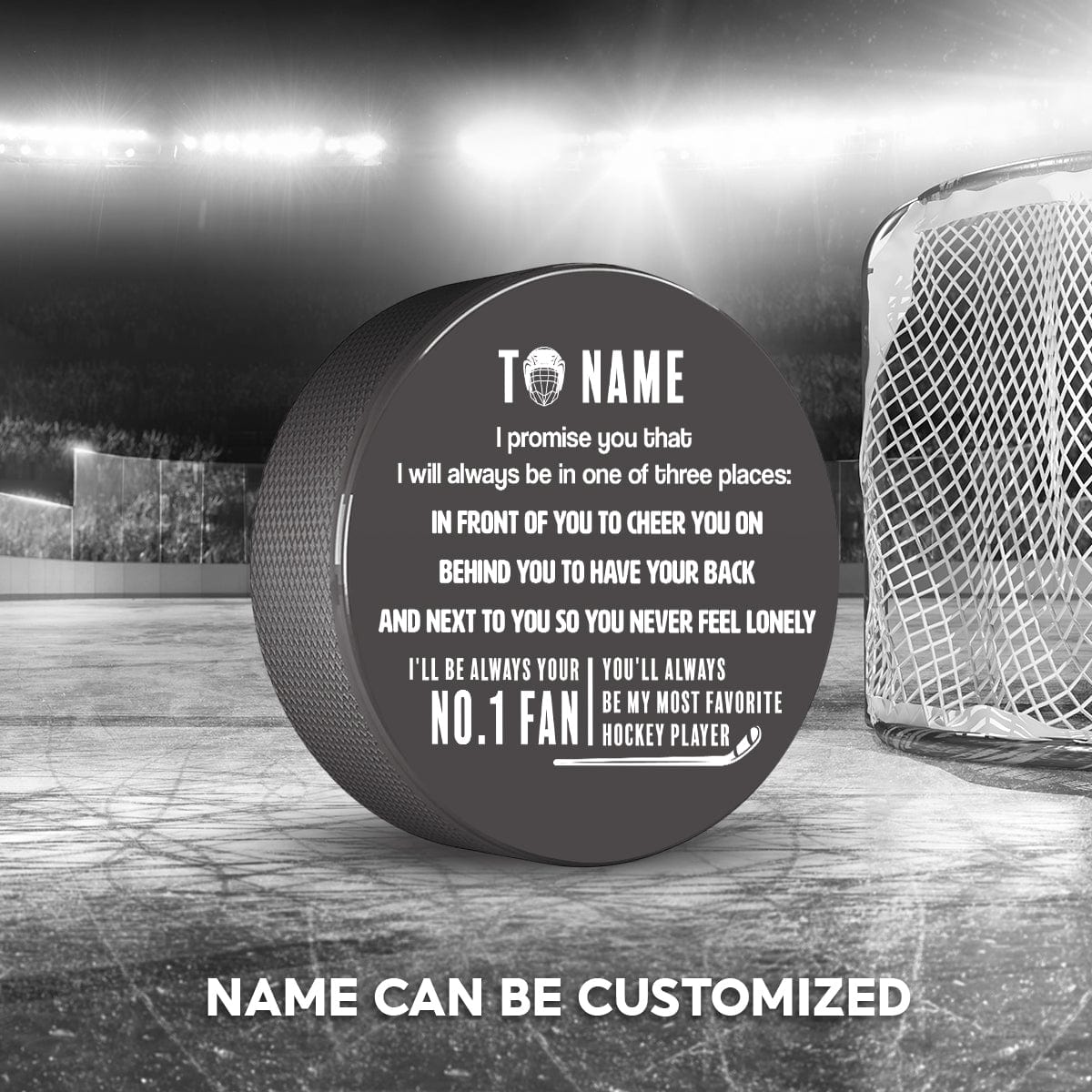 Personalized Hockey Puck - Hockey - To My Son - My Most Favorite Hockey Player - Gai16008