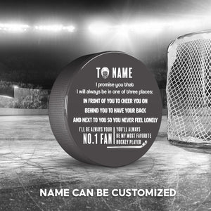 Personalized Hockey Puck - Hockey - To My Son - My Most Favorite Hockey Player - Gai16008