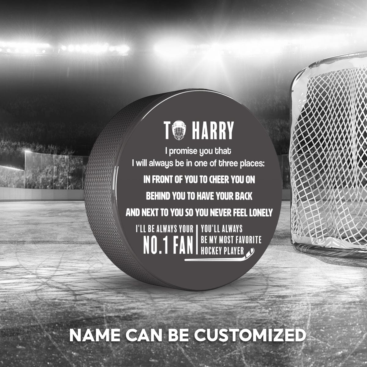 Personalized Hockey Puck - Hockey - To My Son - My Most Favorite Hockey Player - Gai16008