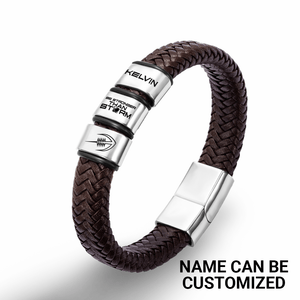 Personalized Leather Bracelet - American Football - To My Son - I Love You - Gbzl16009