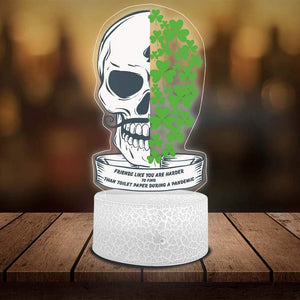 Printed Night Light - Skull - To My Friend - Friends Like You Are Harder To Find Than Toilet Paper During A Pandemic - Glcb33008