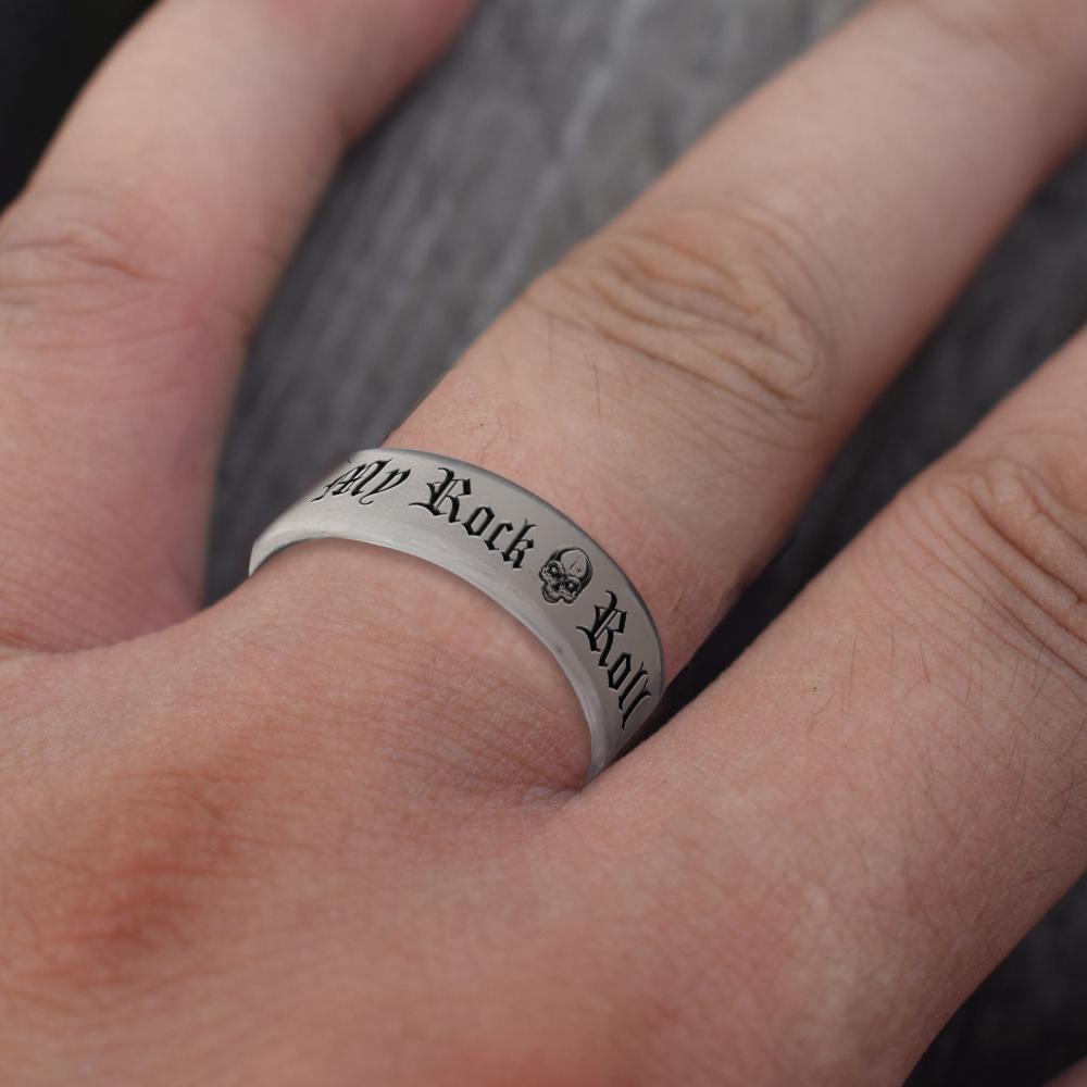 Rock 'N' Roll Ring - Guitar - To My Rockin' Man - You Are The Beat In My Heart - Gri26019