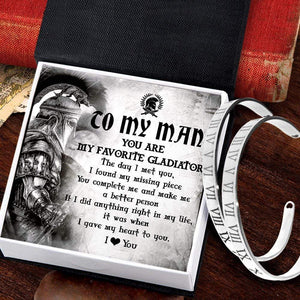 Roman Couple Bracelets - Roman - To My Man - A Better Person - Gbt26025