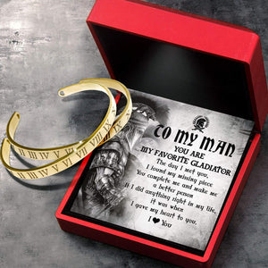 Roman Couple Bracelets - Roman - To My Man - A Better Person - Gbt26025