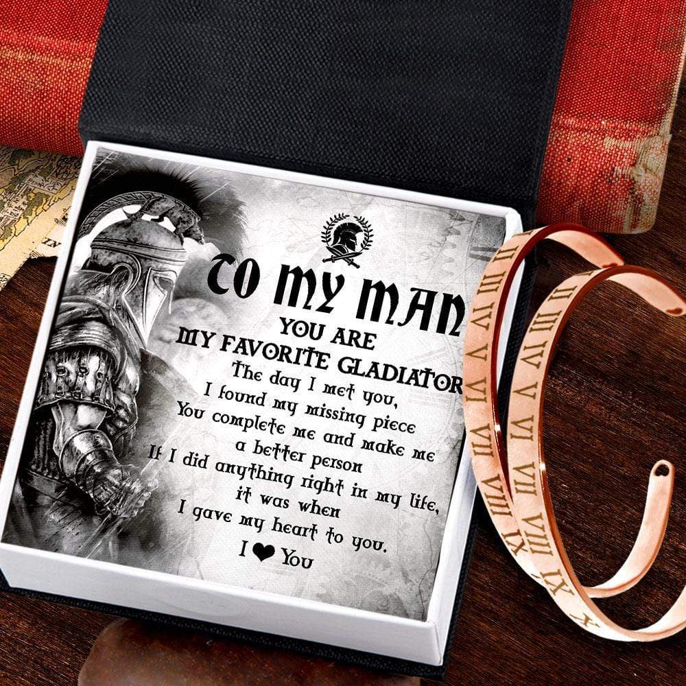 Roman Couple Bracelets - Roman - To My Man - A Better Person - Gbt26025