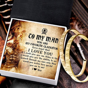 Roman Couple Bracelets - Roman - To My Man - I Love You - Gbt26027