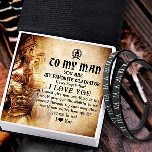 Roman Couple Bracelets - Roman - To My Man - I Love You - Gbt26027