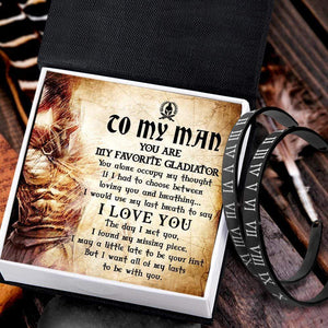 Roman Couple Bracelets - To My Man - I Love You - Gbt26026