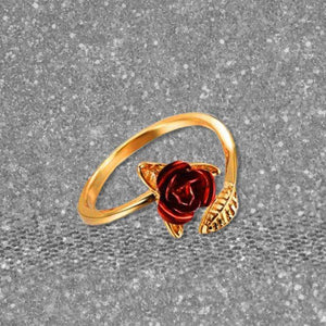 Rose Resizable Finger Rings - Family - To My Mom - I Love You And Stuff - Grla19001