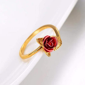 Rose Resizable Finger Rings - Family - To My Mom - I Love You - Grla19002