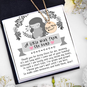Round Necklace - Family - To My Mom - Thank You For Being There For Me, Mommy - Gnev19014