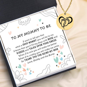 Round Necklace - Family - To My Pregnancy Wife - Thank You For Being My Mom - Gnev15004
