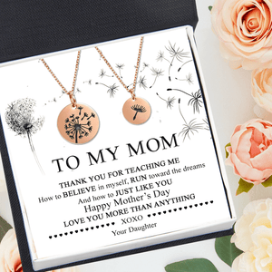 Round Necklace Set - Family - To My Mom - Love You More Than Anything - Gnfc19006