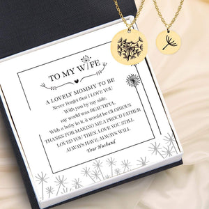 Round Necklace Set - Family - To My Wife - Loved You Then, Love You Still - Gnfc15001