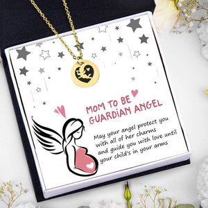 Round Necklace - To My Wife - Guardian Angel - Gnev19013