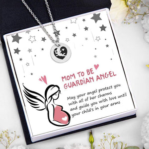 Round Necklace - To My Wife - Guardian Angel - Gnev19013