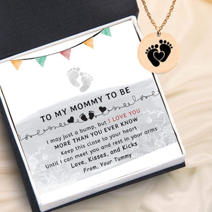 Round Necklace - To Pregnancy Wife - I Love You More Than You Ever Know - Gnev15004