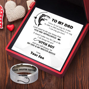 Rune Ring - Fishing - To My Dad - I Will Always Be Your Little Boy - Gri18018