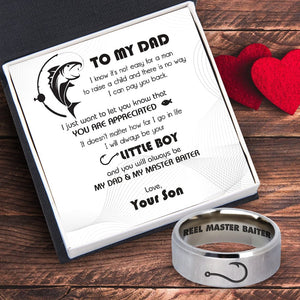 Rune Ring - Fishing - To My Dad - I Will Always Be Your Little Boy - Gri18018