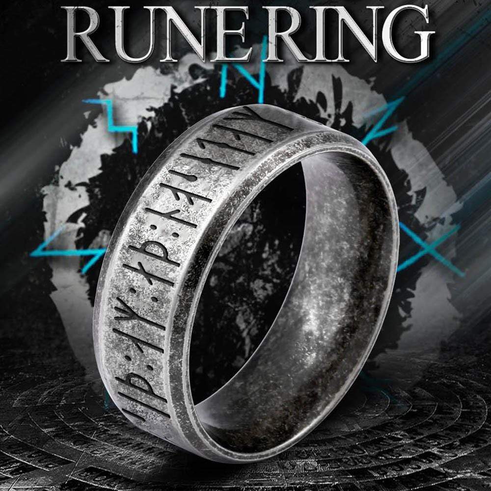 Rune Ring - My Viking - I Love You To Valhalla And Back - Gri26001