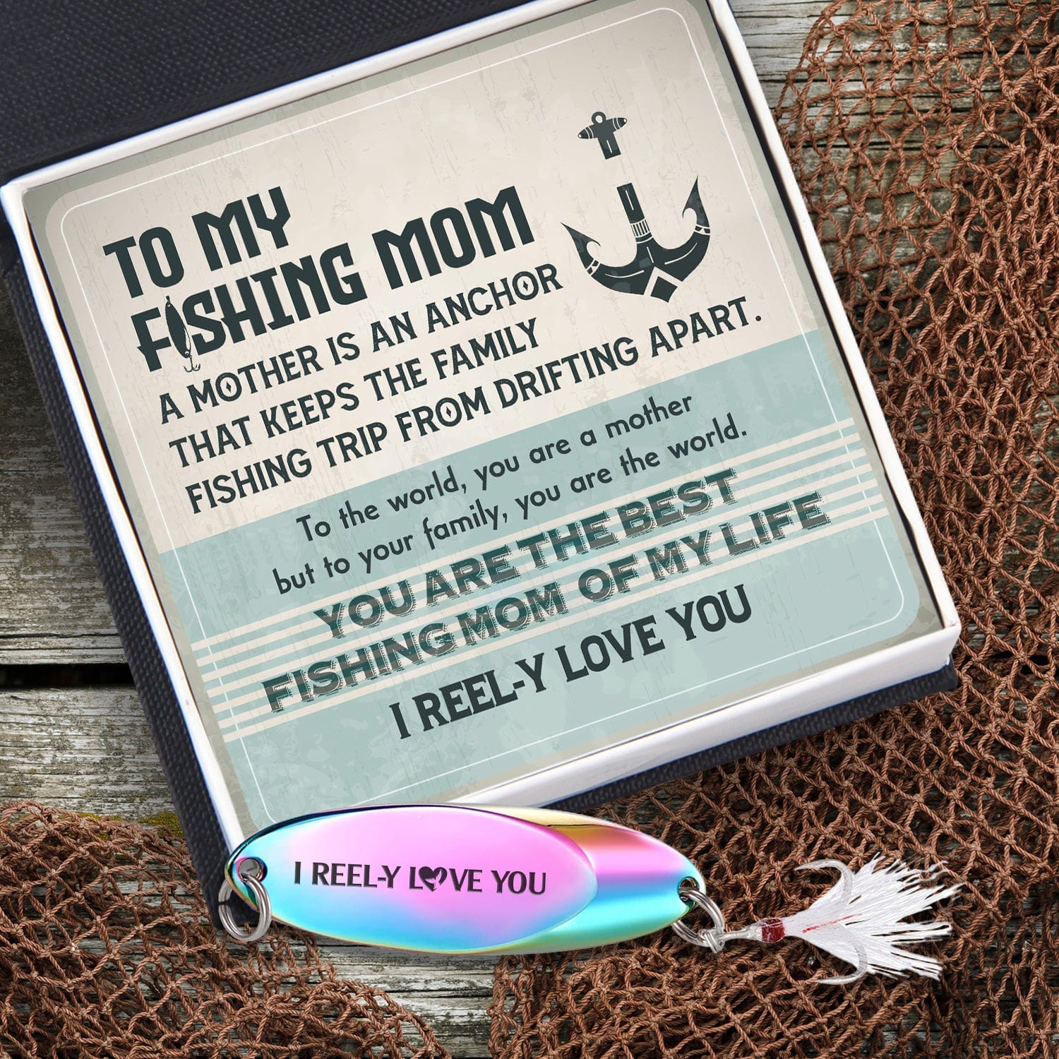 Sequin Fishing Bait - Fishing - To My Fishing Mom - You Are The Best Fishing Mom - Gfab19001