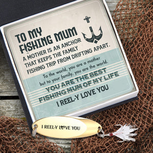 Sequin Fishing Bait - Fishing - To My Fishing Mum - You Are The Best Fishing Mum - Gfab19006