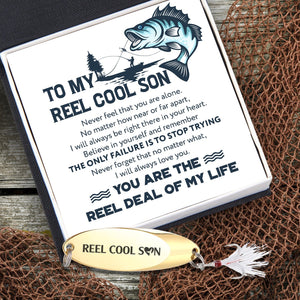 Sequin Fishing Bait - Fishing - To My Son - You Are The Reel Deal Of My Life - Gfab16002