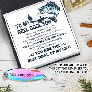 Sequin Fishing Bait - Fishing - To My Son - You Are The Reel Deal Of My Life - Gfab16002