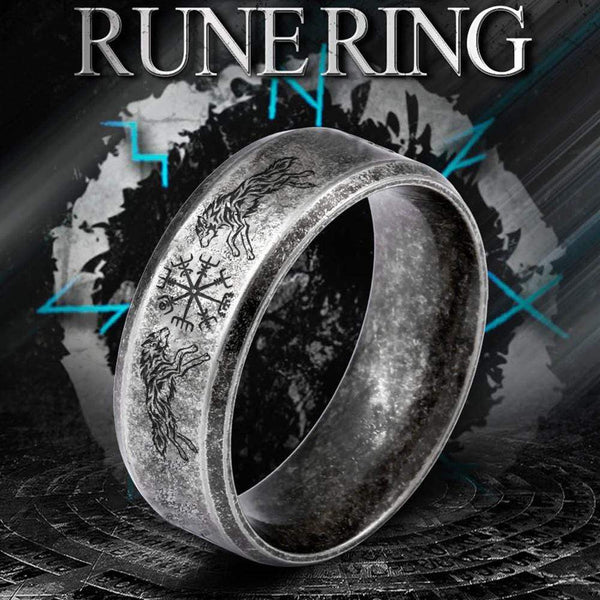 Skoll & Hati Rune Ring - My Viking - I Do Believe In Fate And Destiny ...