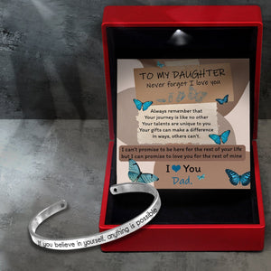 Skull Bracelet - Butterfly - From Dad - To My Daughter - I Love You - Gbzf17017