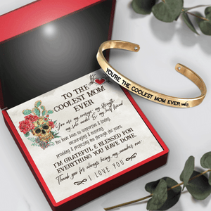 Skull Bracelet - Skull - To My Mom - I'm Grateful & Blessed For Everything You Have Done - Gbzf19016