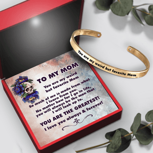 Skull Bracelet - Skull - To My Mom - You Are My Weird But Favorite Mom - Gbzf19009