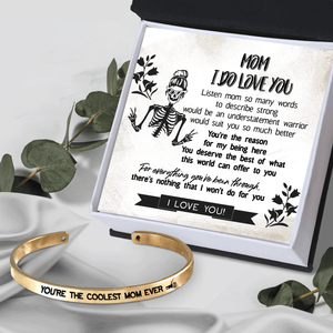 Skull Bracelet - Skull - To My Mom - You're The Reason For My Being Here - Gbzf19050