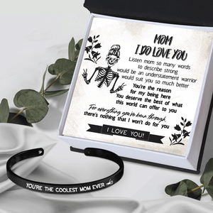 Skull Bracelet - Skull - To My Mom - You're The Reason For My Being Here - Gbzf19050