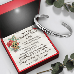 Skull Bracelet - Skull - To My Mum - I'm Grateful & Blessed For Everything You Have Done - Gbzf19038