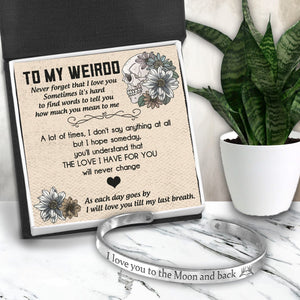 Skull Bracelet - Skull - To My Weirdo - How Much You Mean To Me - Gbzf13003