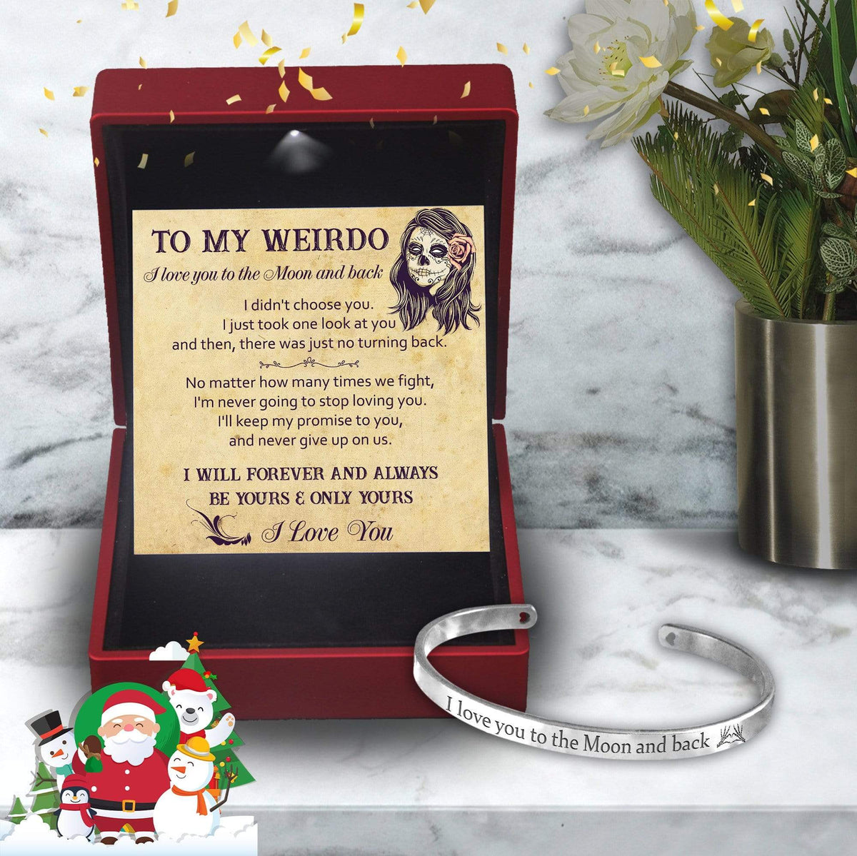 Skull Bracelet - Skull - To My Weirdo - I Love You - Gbzf13001