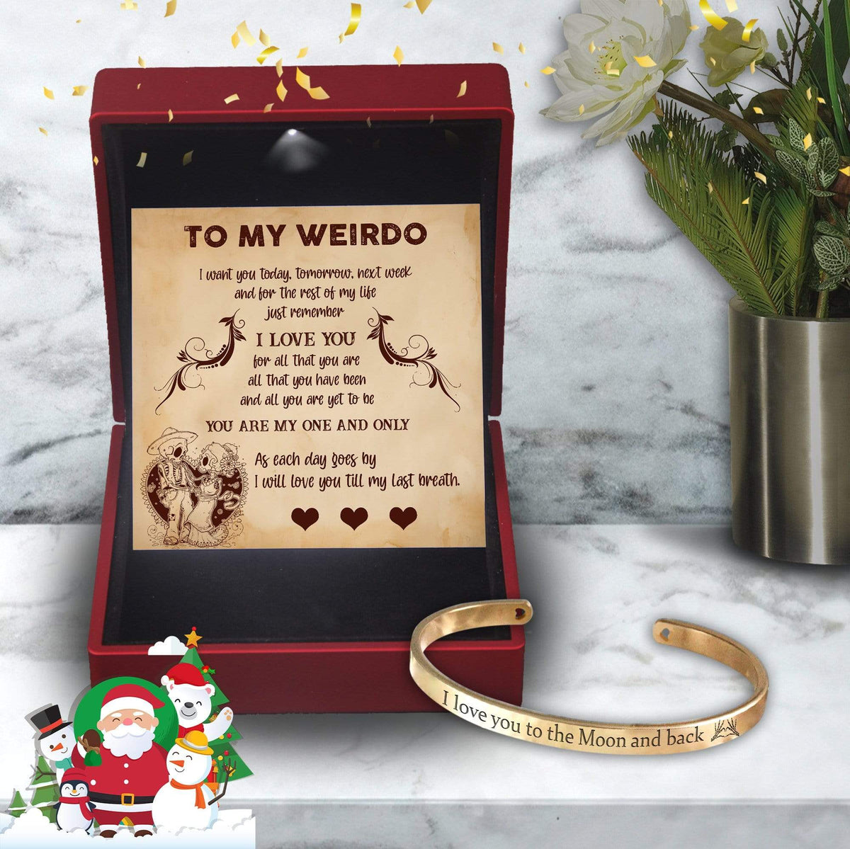 Skull Bracelet - Skull - To My Weirdo - I Will Love You Till My Last Breath - Gbzf13002