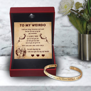 Skull Bracelet - Skull - To My Weirdo - I Will Love You Till My Last Breath - Gbzf13002