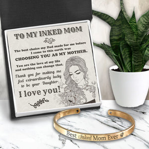 Skull Bracelet - Tattoo - To My Inked Mom - Choosing You As My Mother - Cagbzf19004 - Gbzf19005
