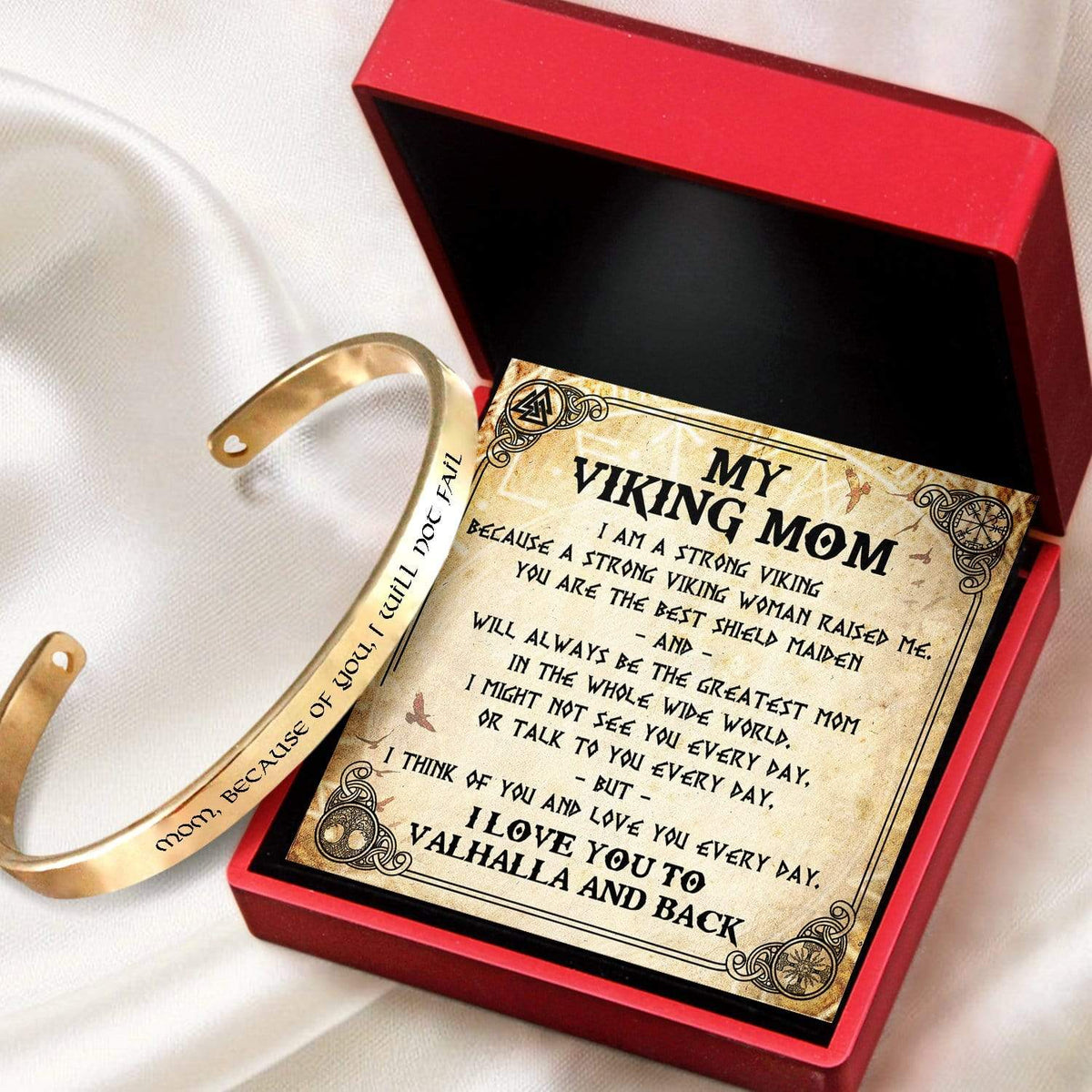 Skull Bracelet - Viking - My Viking Mom - You Are The Best Shield Maiden - Gbzf19002