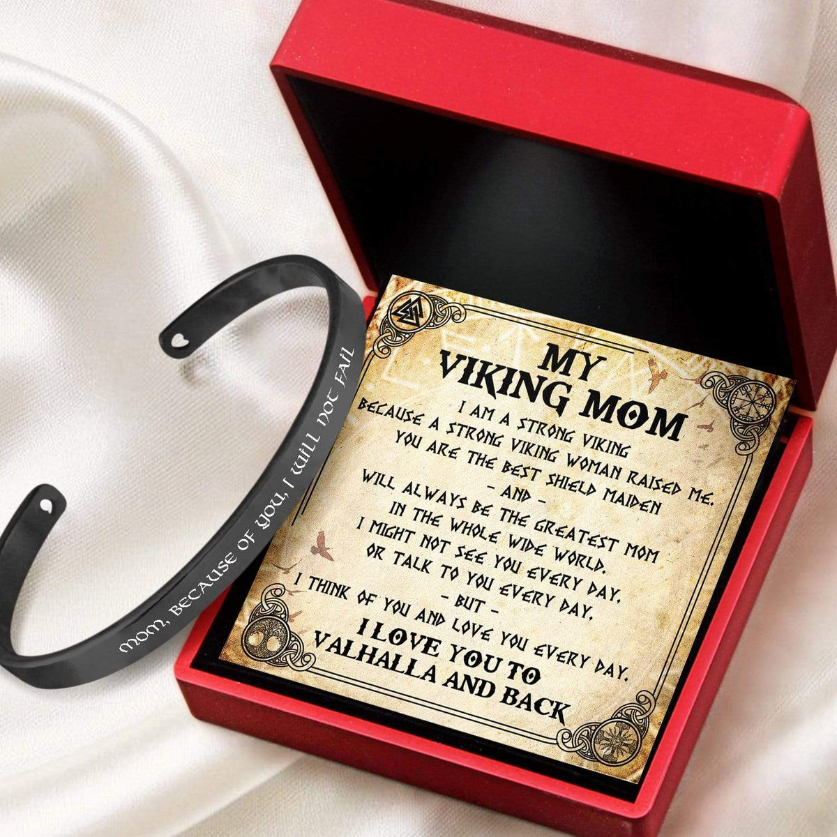 Skull Bracelet - Viking - My Viking Mom - You Are The Best Shield Maiden - Gbzf19002
