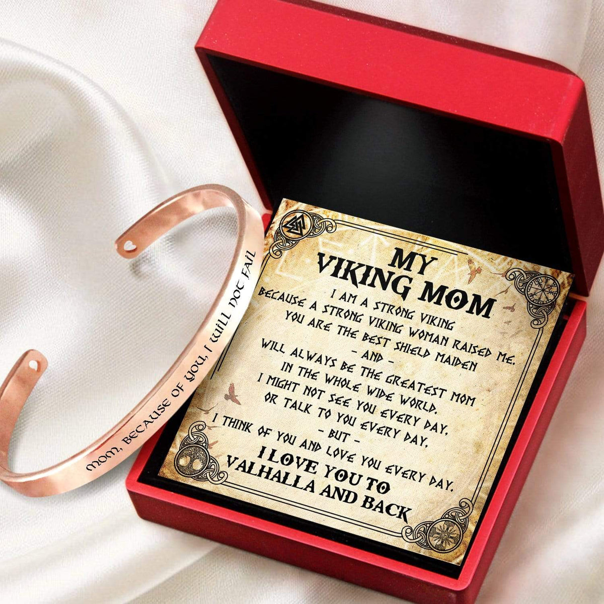 Skull Bracelet - Viking - My Viking Mom - You Are The Best Shield Maiden - Gbzf19002