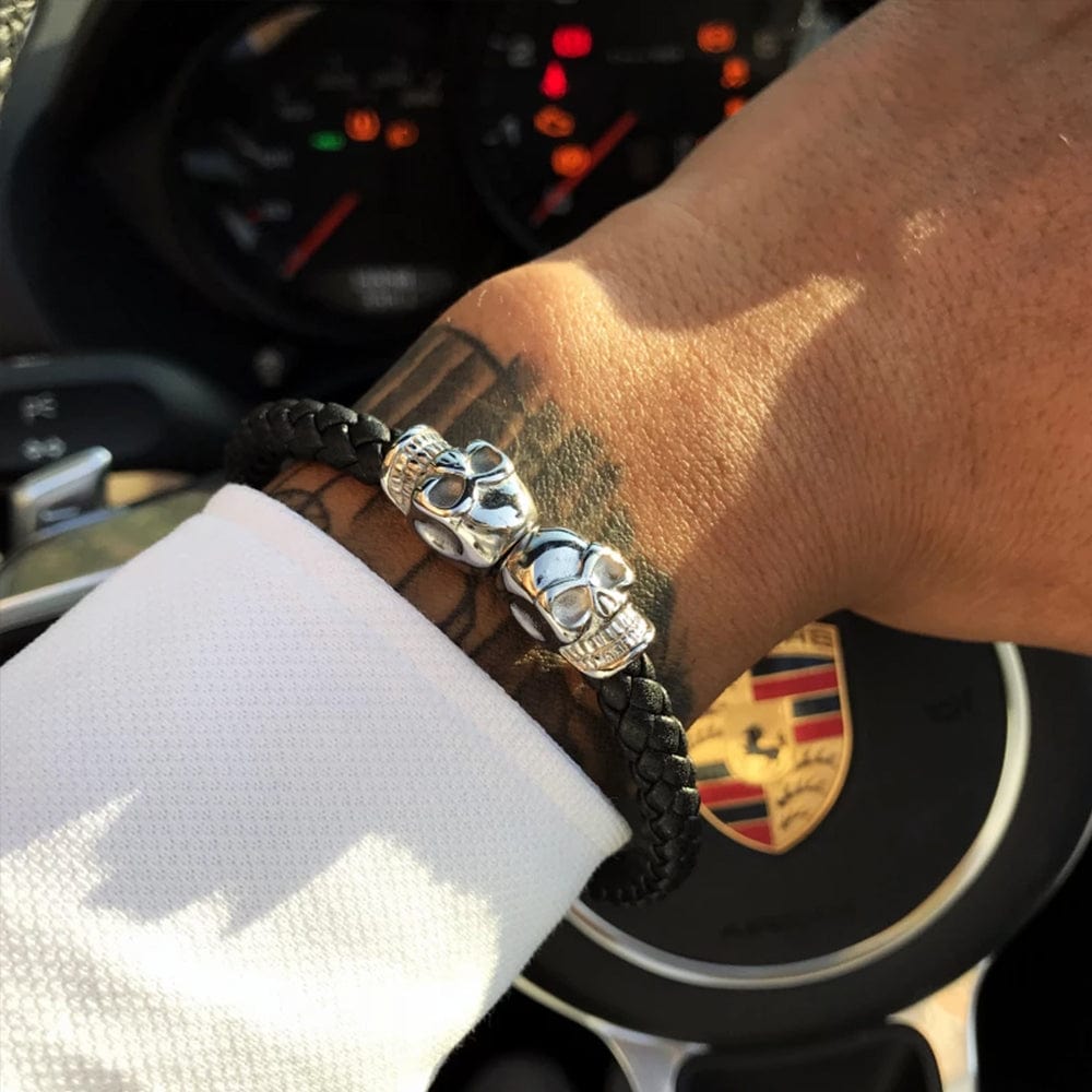 Skull Cuff Bracelet - Skull - I Love You - Gbbh00000