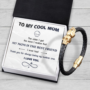 Skull Cuff Bracelet - Skull - To My Mom - I Love You - Gbbh19002