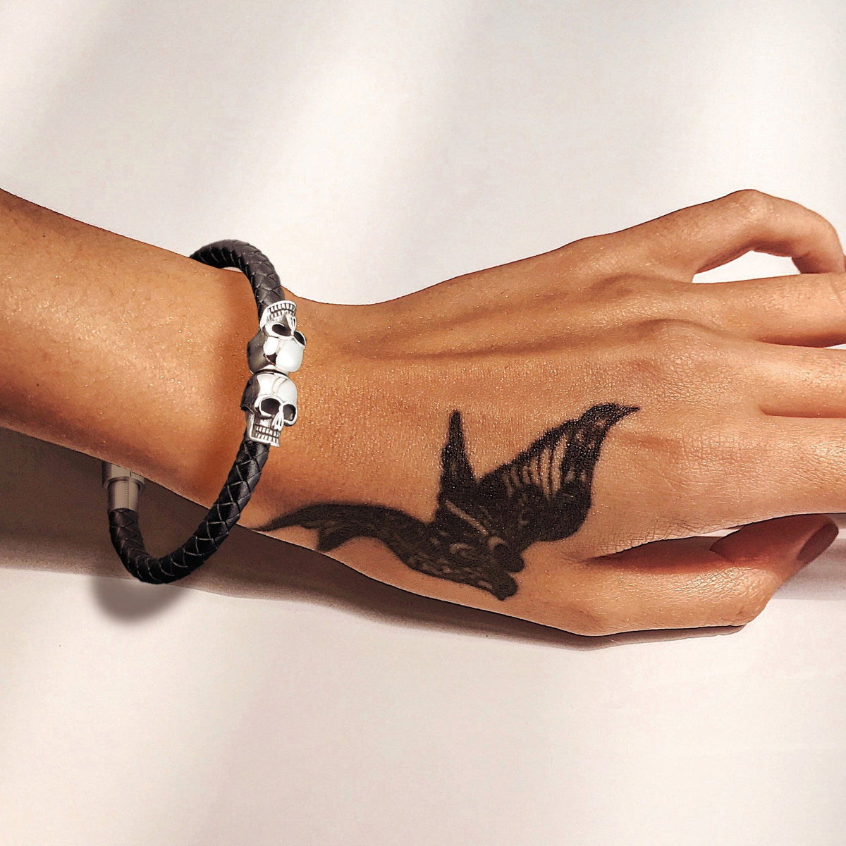 Skull Cuff Bracelet - Skull - To My Mom - I Thank You & Love You So Much - Gbbh19004