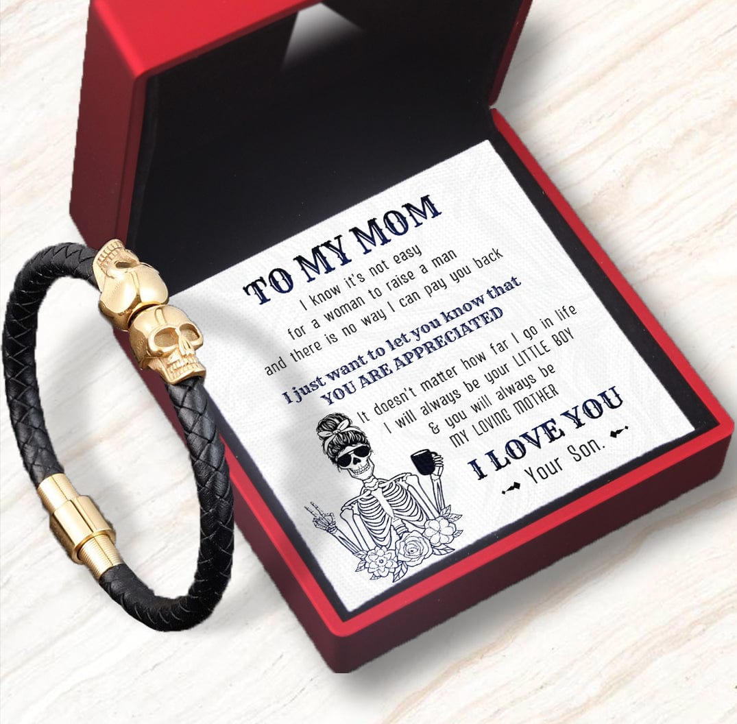 Skull Cuff Bracelet - Skull - To My Mom - You Are Appreciated - Gbbh19006